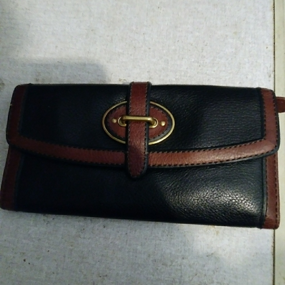 Fossil bifold wallet Black/Brown